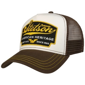 Stetson Trucker Cap Amarican Heritage Brown/White